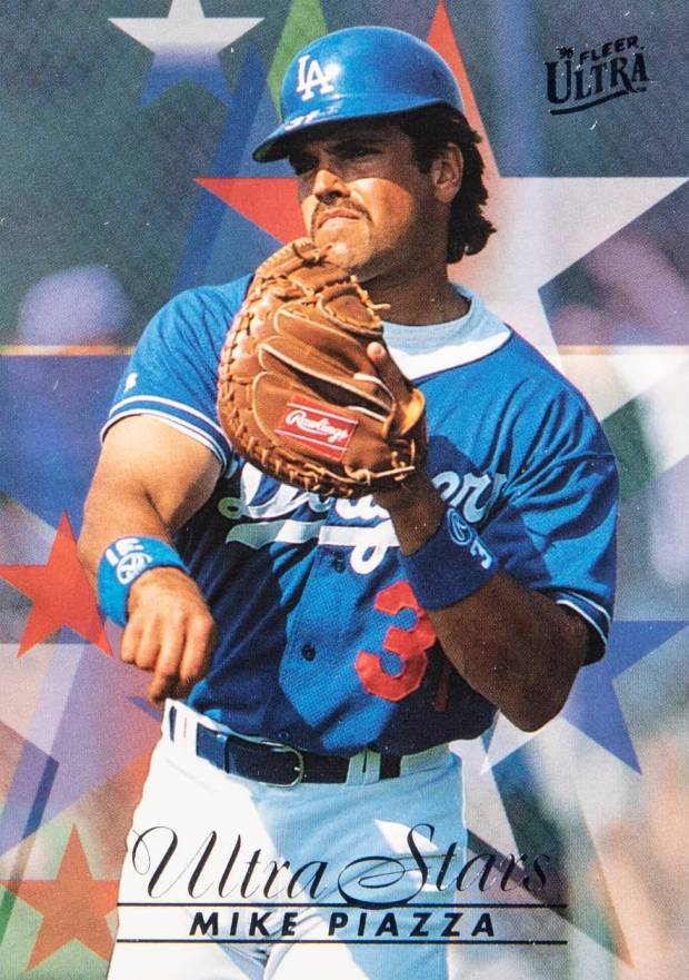 1996 Ultra Mike Piazza #587 Baseball Card