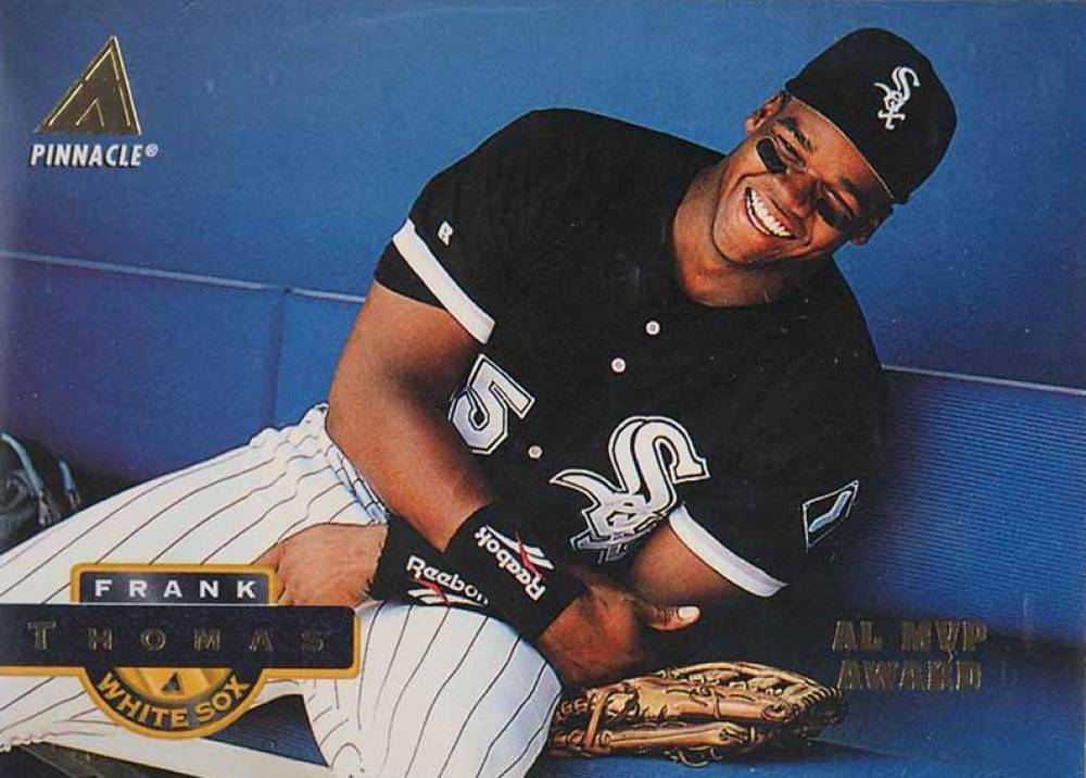 1994 Pinnacle Frank Thomas #1 Baseball Card