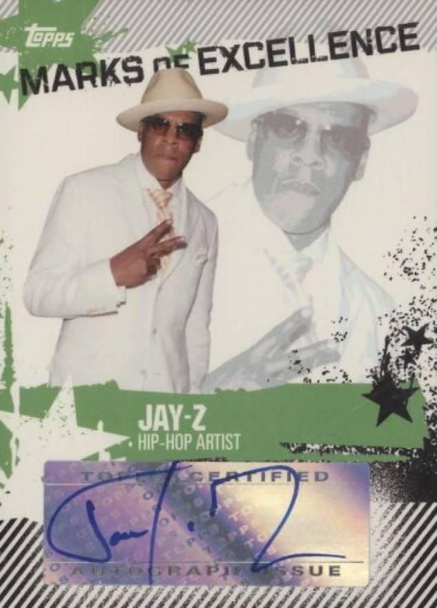 2006 Topps Marks of Excellence  Jay-Z #ME-JZ Basketball Card