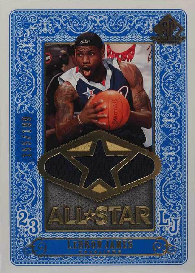 2007  SP Game Used All-Star Jersey LeBron James #AS-LJ Basketball Card