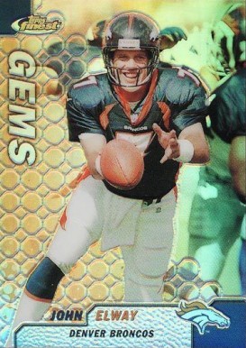 1999 Finest John Elway #133 Football Card