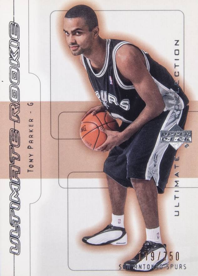 2001 Ultimate Collection Ultimate Collection Tony Parker #64 Basketball Card