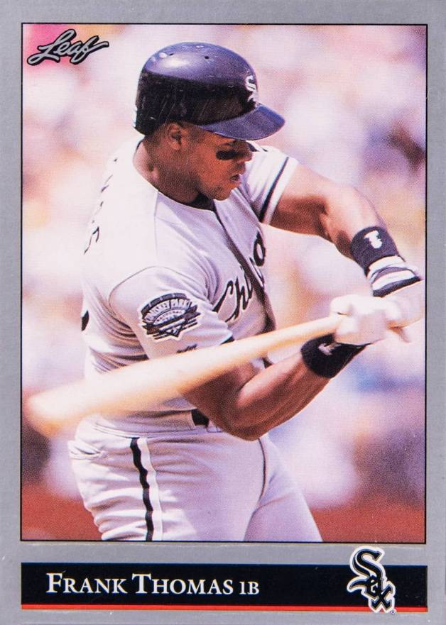 1992 Leaf Frank Thomas #349 Baseball Card