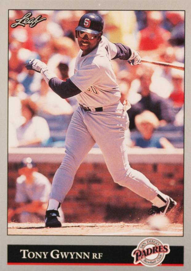 1992 Leaf Tony Gwynn #206 Baseball Card