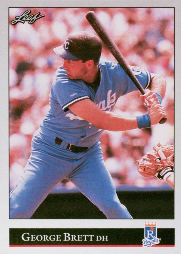 1992 Leaf George Brett #255 Baseball Card