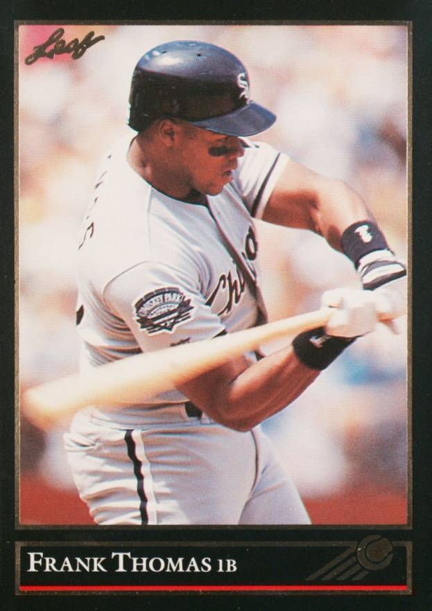 1992 Leaf Frank Thomas #349 Baseball Card