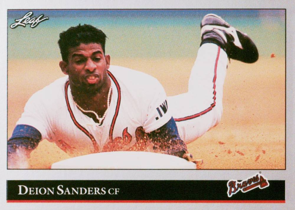 1992 Leaf Deion Sanders #448 Baseball Card