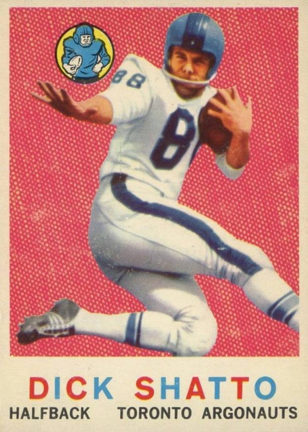 1959 Topps CFL Dick Shatto #63 Football Card