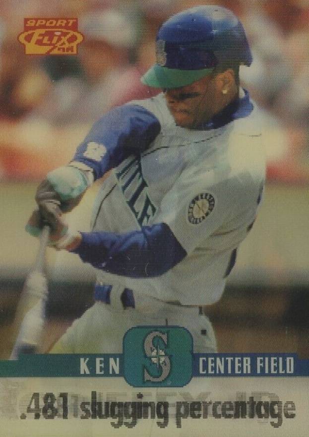 1996 Sportflix Ken Griffey Jr. #18 Baseball Card