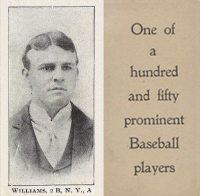 1903 Breisch-Williams (Type 1) !  Wllliams, 2B, New York, A # Baseball Card