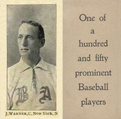 1903 Breisch-Williams (Type 1) !  J Warner, C., New York, N # Baseball Card