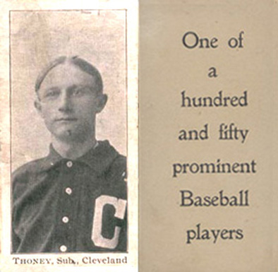 1903 Breisch-Williams (Type 1) !  Thoney, Sub., Cleveland # Baseball Card