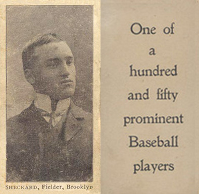 1903 Breisch-Williams (Type 1) !  Sheckhard, Fielder, Brooklyn # Baseball Card