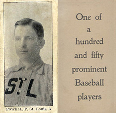 1903 Breisch-Williams (Type 1) !  Powell, P., St. Louis, A # Baseball Card