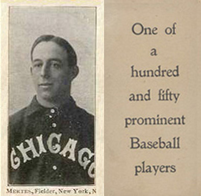 1903 Breisch-Williams (Type 1) !  Mertes, Fielder, New York, N # Baseball Card