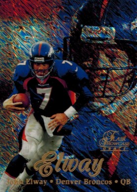 1998 Flair Showcase  John Elway #7 Football Card