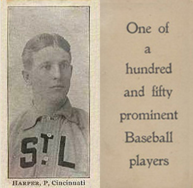 1903 Breisch-Williams (Type 1) !  Harper, P., Cincinnati # Baseball Card