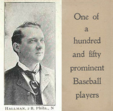 1903 Breisch-Williams (Type 1) !  Hallman, 2B, Phila., N # Baseball Card