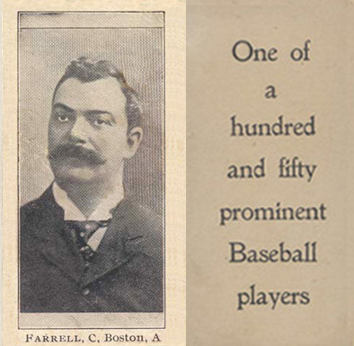 1903 Breisch-Williams (Type 1) !  Farrell, C., Boston, A # Baseball Card