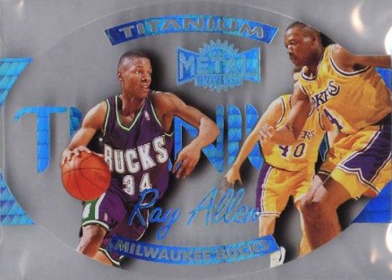 1997 Metal Universe Titanium Ray Allen #11 Basketball Card