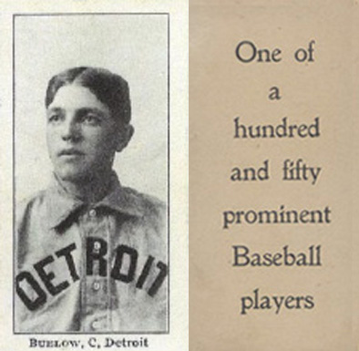 1903 Breisch-Williams (Type 1) !  Buelow, C., Detroit # Baseball Card