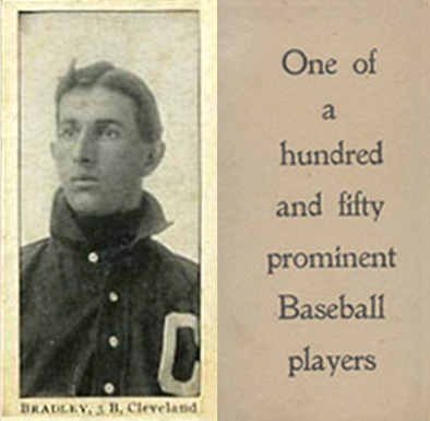 1903 Breisch-Williams (Type 1) !  Bradley, 3B, Cleveland # Baseball Card