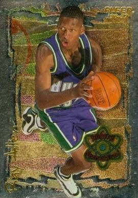 1996 Fleer Rookie Sensation Ray Allen #2 Basketball Card