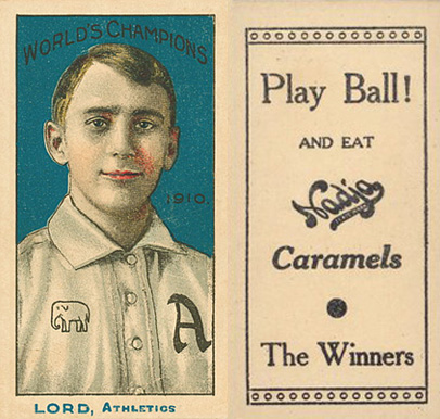 1910 Nadja Philadelphia Athletics Lord, Athletics # Baseball Card