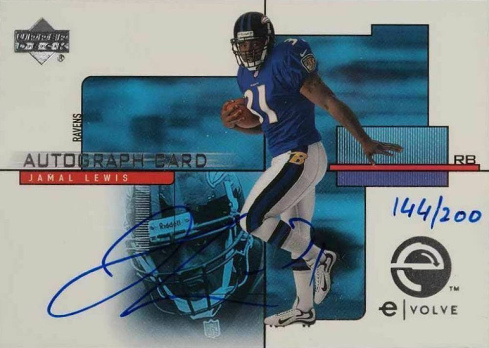 2000 Upper Deck Digital eVOLVE Jamal Lewis #JL-A Football Card