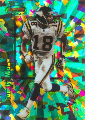 1998 Bowman's Best Randy Moss #109 Football Card