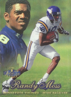 1998 Flair Showcase  Randy Moss #5 Football Card