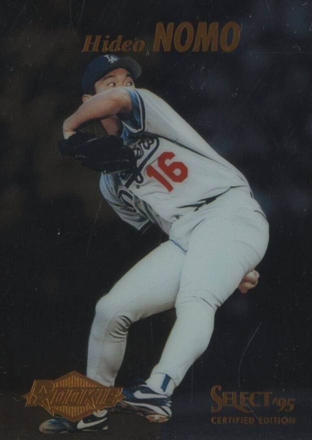 1995 Select Certified Hideo Nomo #98 Baseball Card