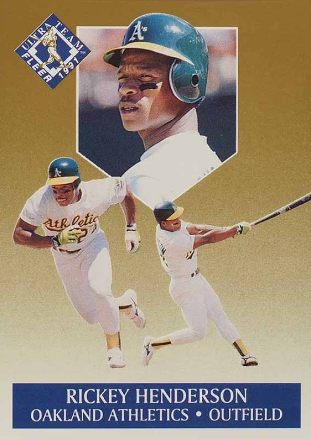 1991 Ultra Gold Rickey Henderson #5 Baseball Card