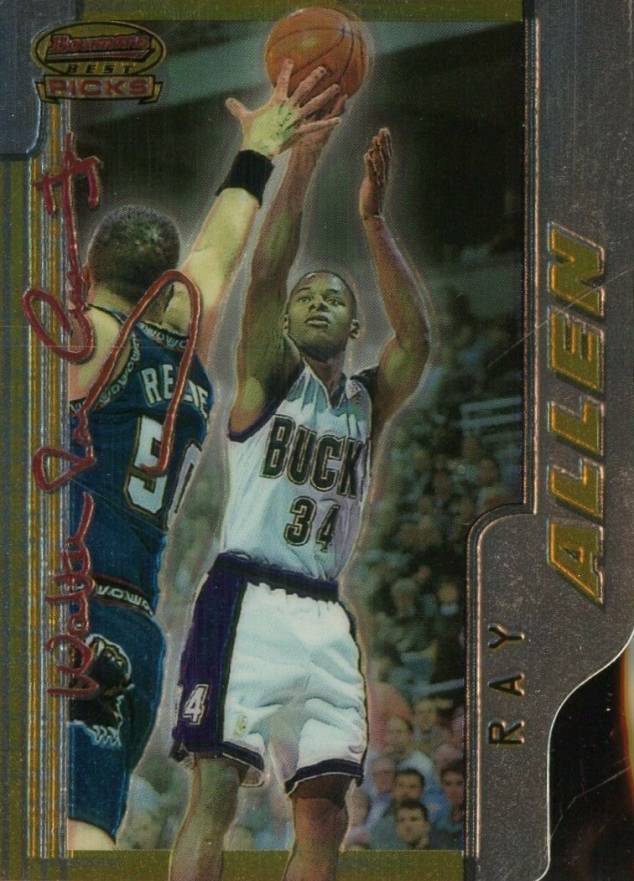 1996 Bowman's Best Picks Ray Allen #BP5 Basketball Card