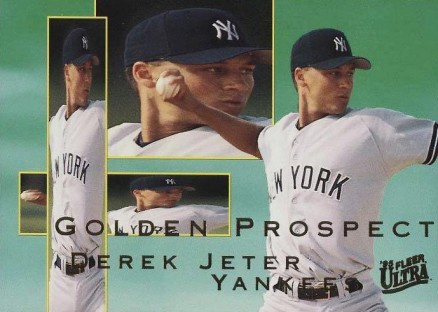 1995 Ultra Golden Prospect Derek Jeter #7 Baseball Card