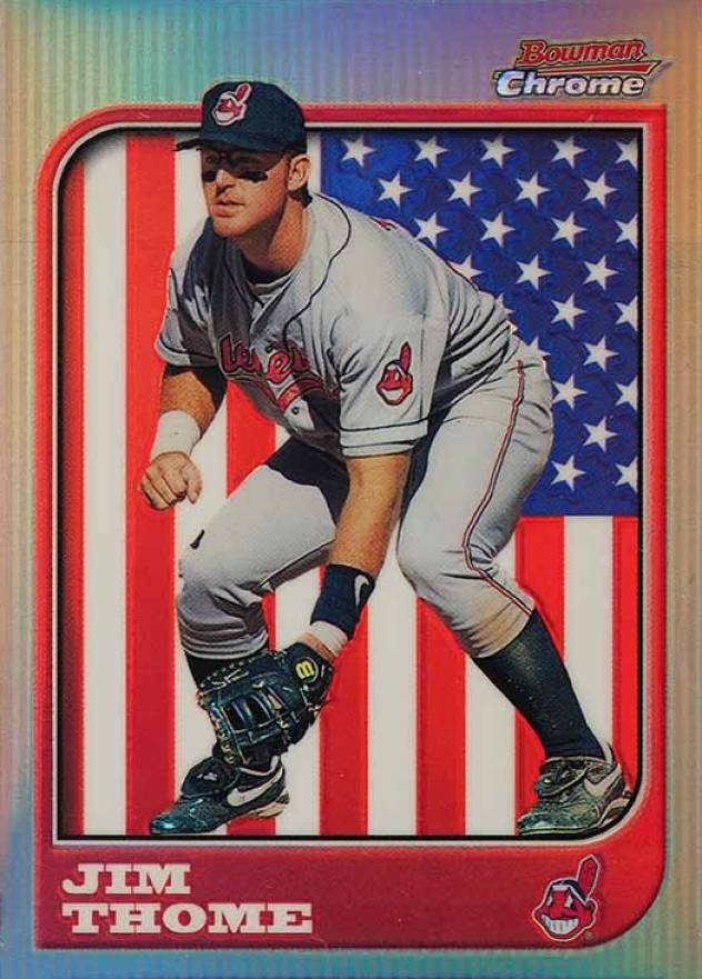 1997 Bowman Chrome International Jim Thome #71 Baseball Card