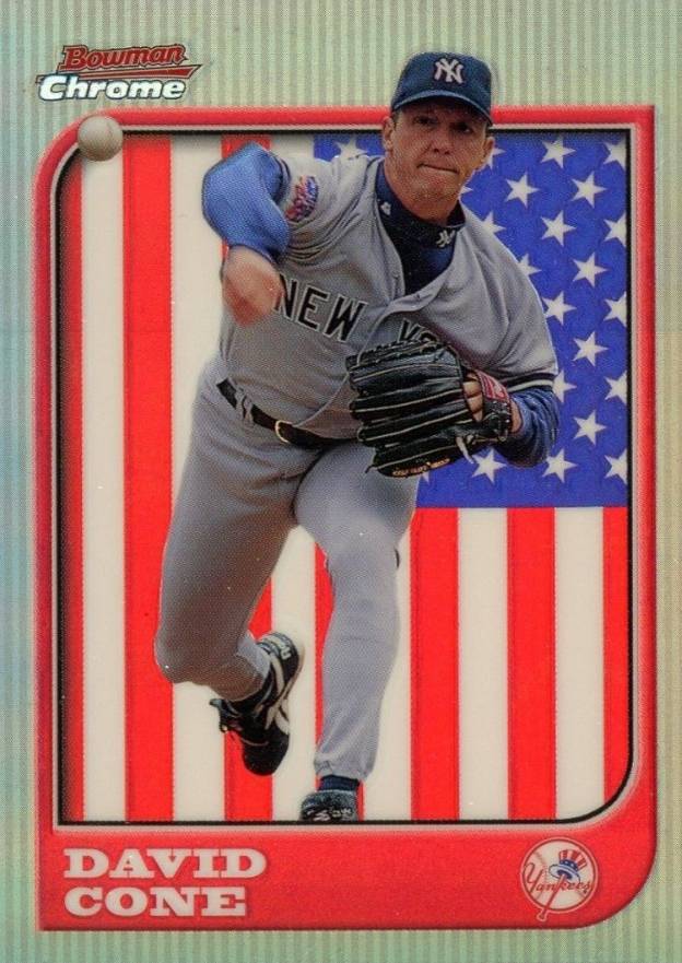 1997 Bowman Chrome International David Cone #76 Baseball Card