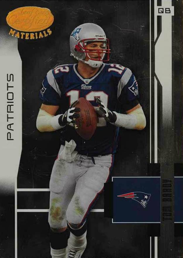 2003 Leaf Certified Materials Tom Brady #76 Football Card