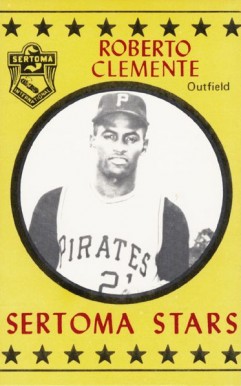 1977 Sertoma Stars Puzzle Backs Roberto Clemente # Baseball Card