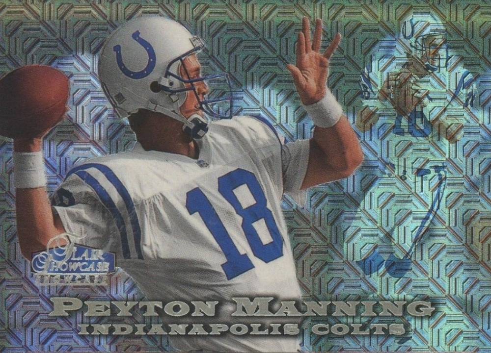 1998 Flair Showcase  Peyton Manning #3 Football Card