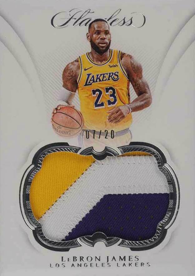 2018 Panini Flawless Patches LeBron James #P-LBJ Basketball Card