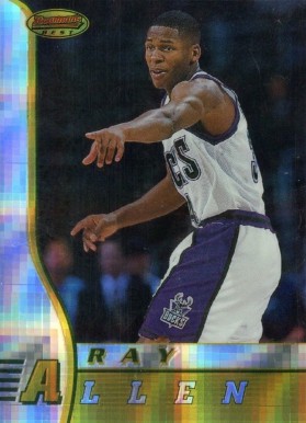 1996 Bowman's Best Rookie Ray Allen #R5 Basketball Card