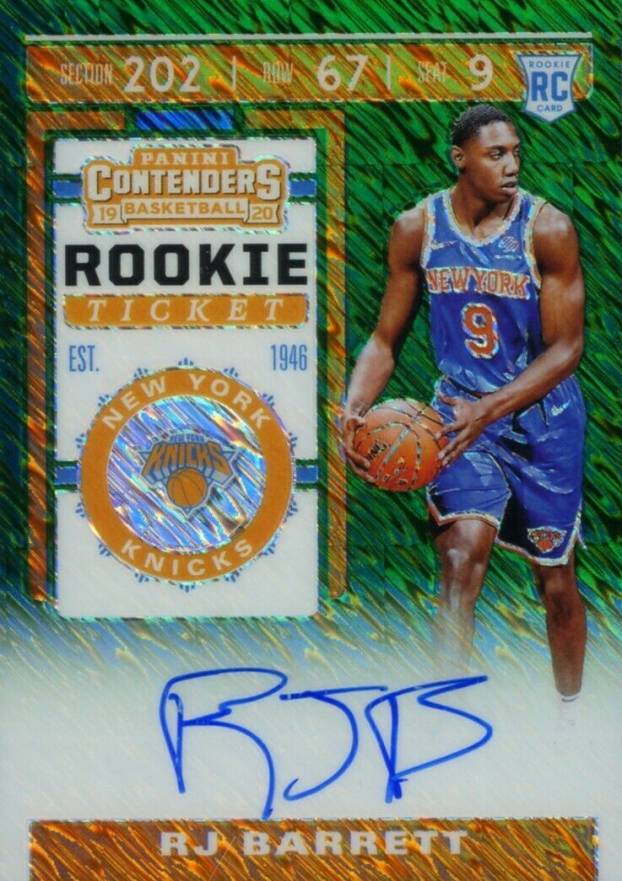 2019 Panini Contenders RJ Barrett #128 Basketball Card