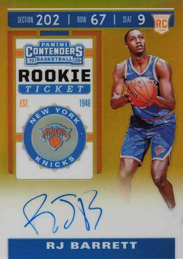 2019 Panini Contenders RJ Barrett #128 Basketball Card