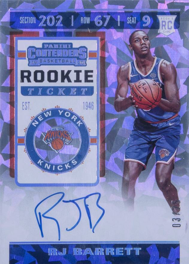 2019 Panini Contenders RJ Barrett #128 Basketball Card