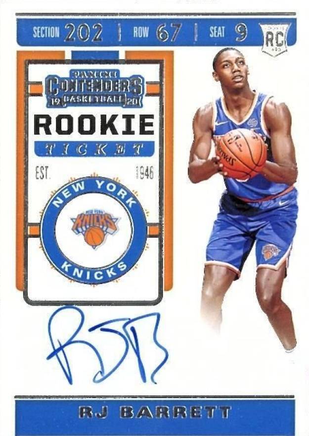 2019 Panini Contenders RJ Barrett #128 Basketball Card