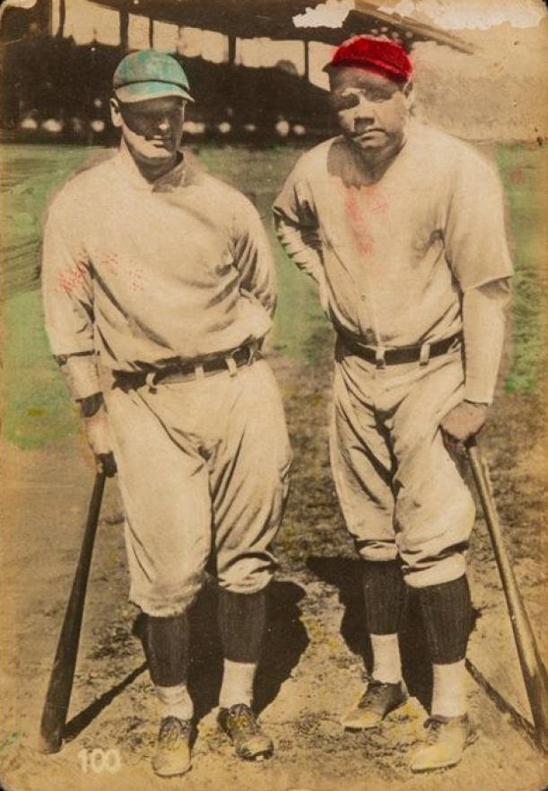 1928 Tabacalera La Morena  Lou Gehrig/Babe Ruth #100 Baseball Card