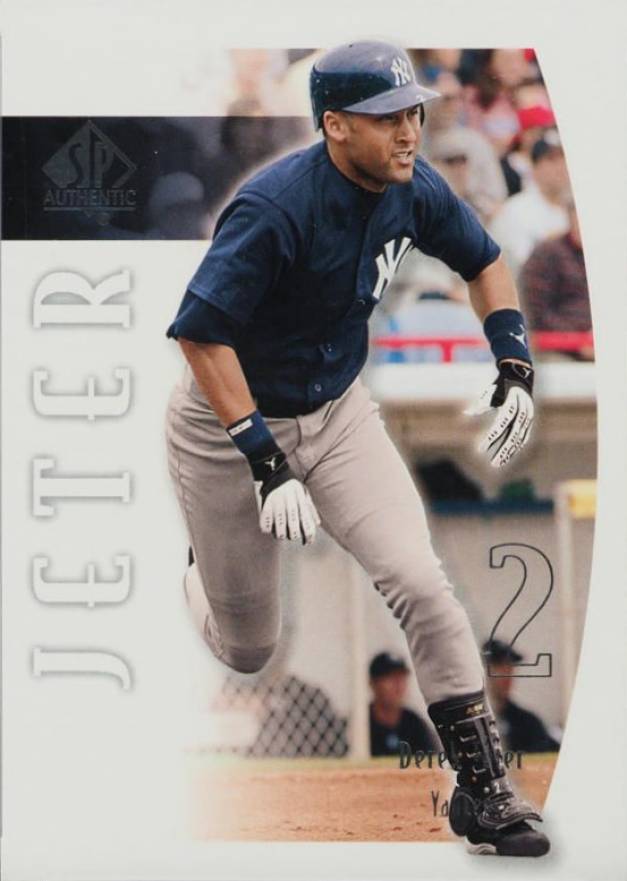 2002 SP Authentic Derek Jeter #39 Baseball Card