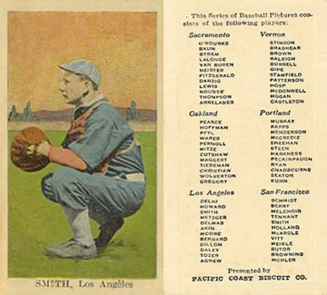 1911 Pacific Coast Biscuit Smith, Los Angeles # Baseball Card