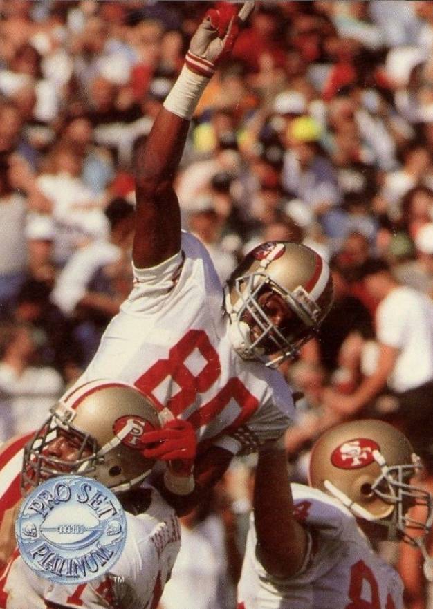 1991 Pro Set Platinum Jerry Rice #140 Football Card